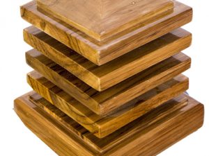 Decorative Exterior Wooden Lamp with 3W LED Light - Image 3